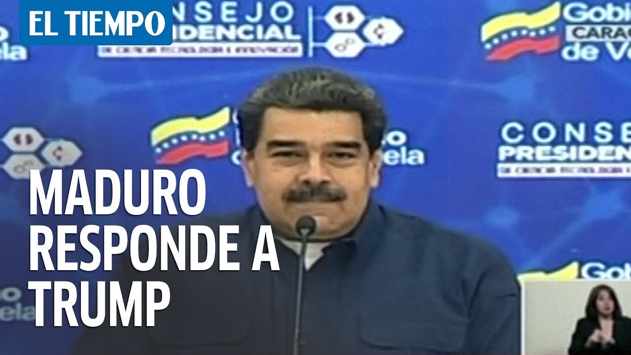 Nicolás Maduro responde a Donald Trump y anuncia ayuda desde Rusia | El Tiempo