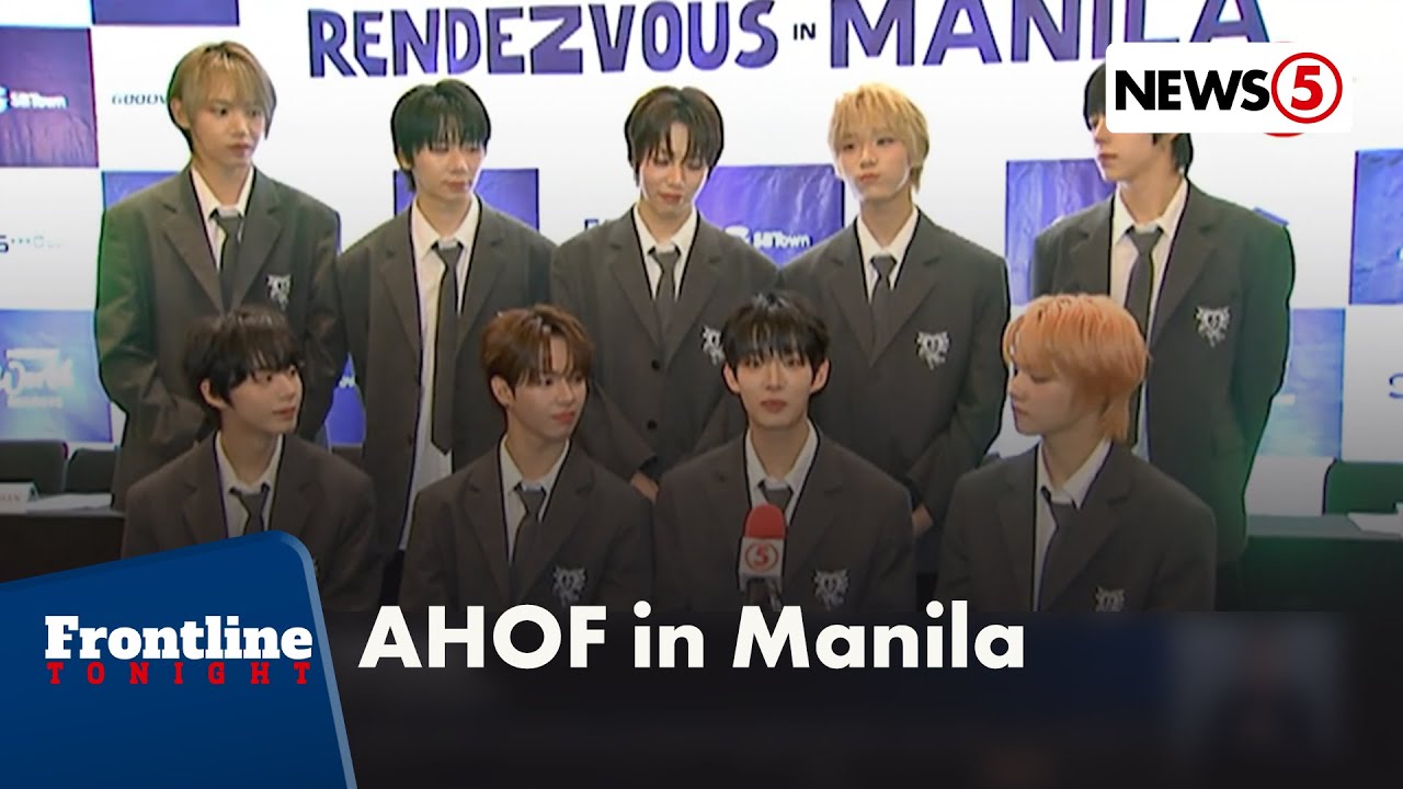 AHOF, nasa Pilipinas na para sa kanilang concert | Frontline Tonight