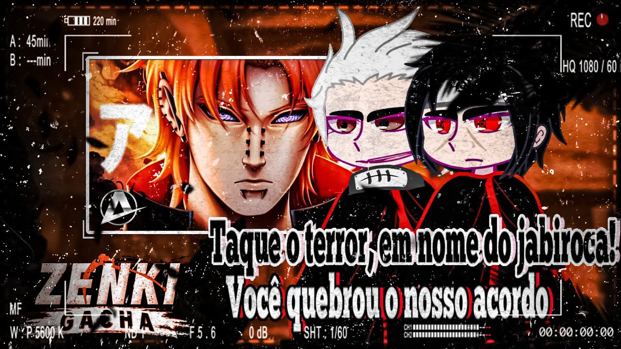 ⚫☁️🟥👁️⚛️Akatsuki Reagindo a ( Um Deus ) - GC | 