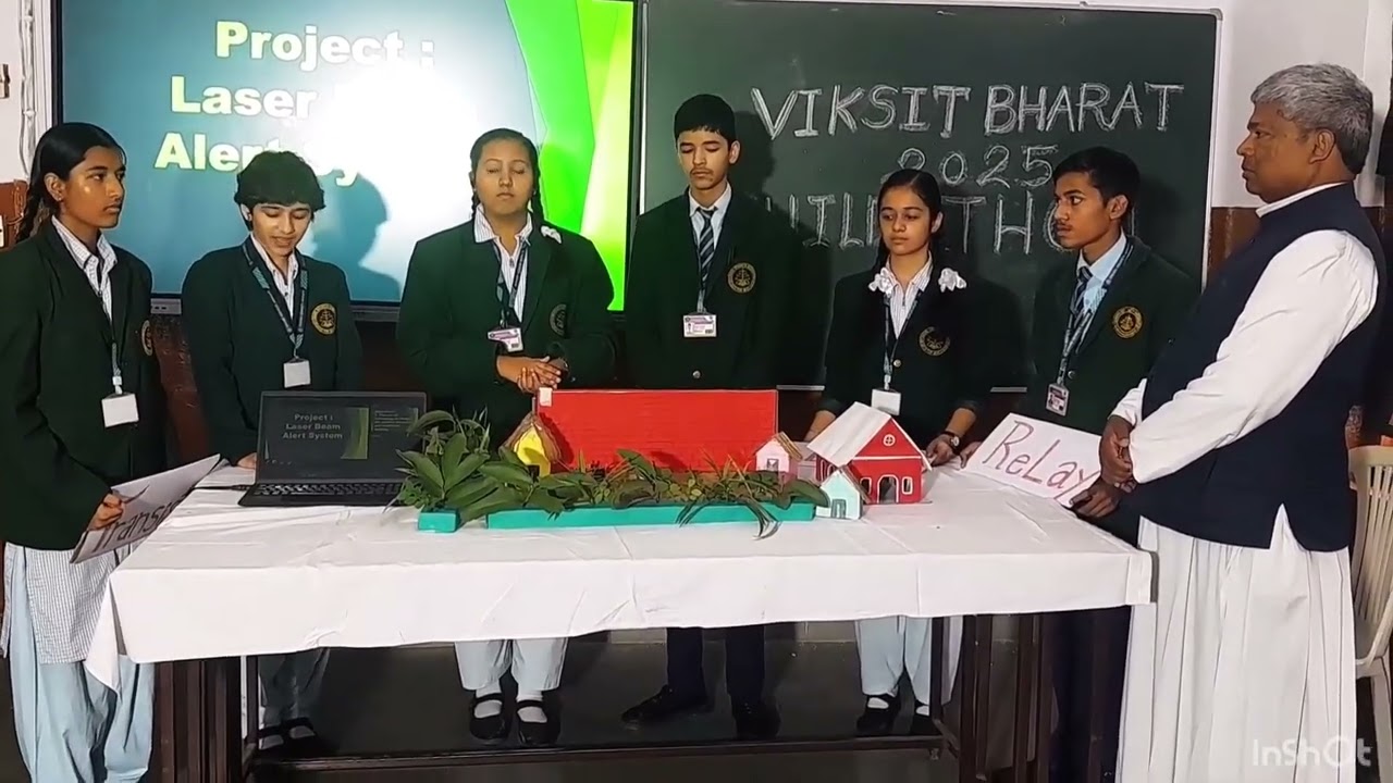 Laser boundary fencing , a viksit Bharat project 