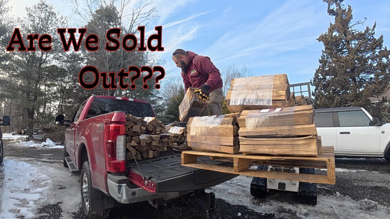A Small Firewood Operation Before A BIG Snow Storm