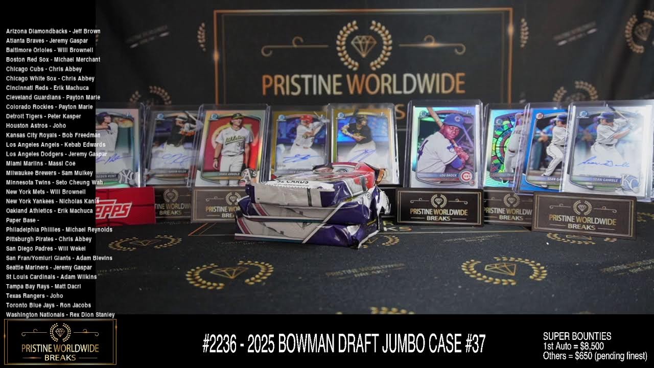 #2236 - 2025 BOWMAN DRAFT JUMBO CASE #37