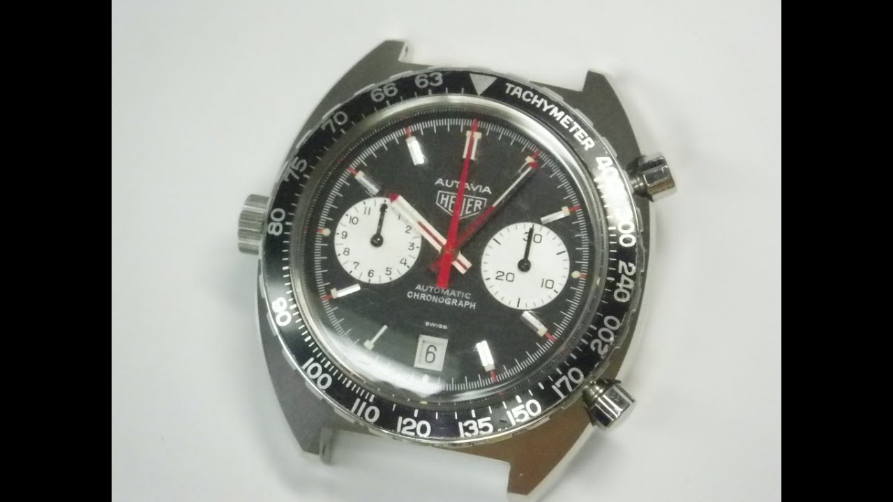 ☆HEUER  AUTAVIA  Ref.1163  Cal.12 　Quick Repair Guide　　VINTAGE WATCH