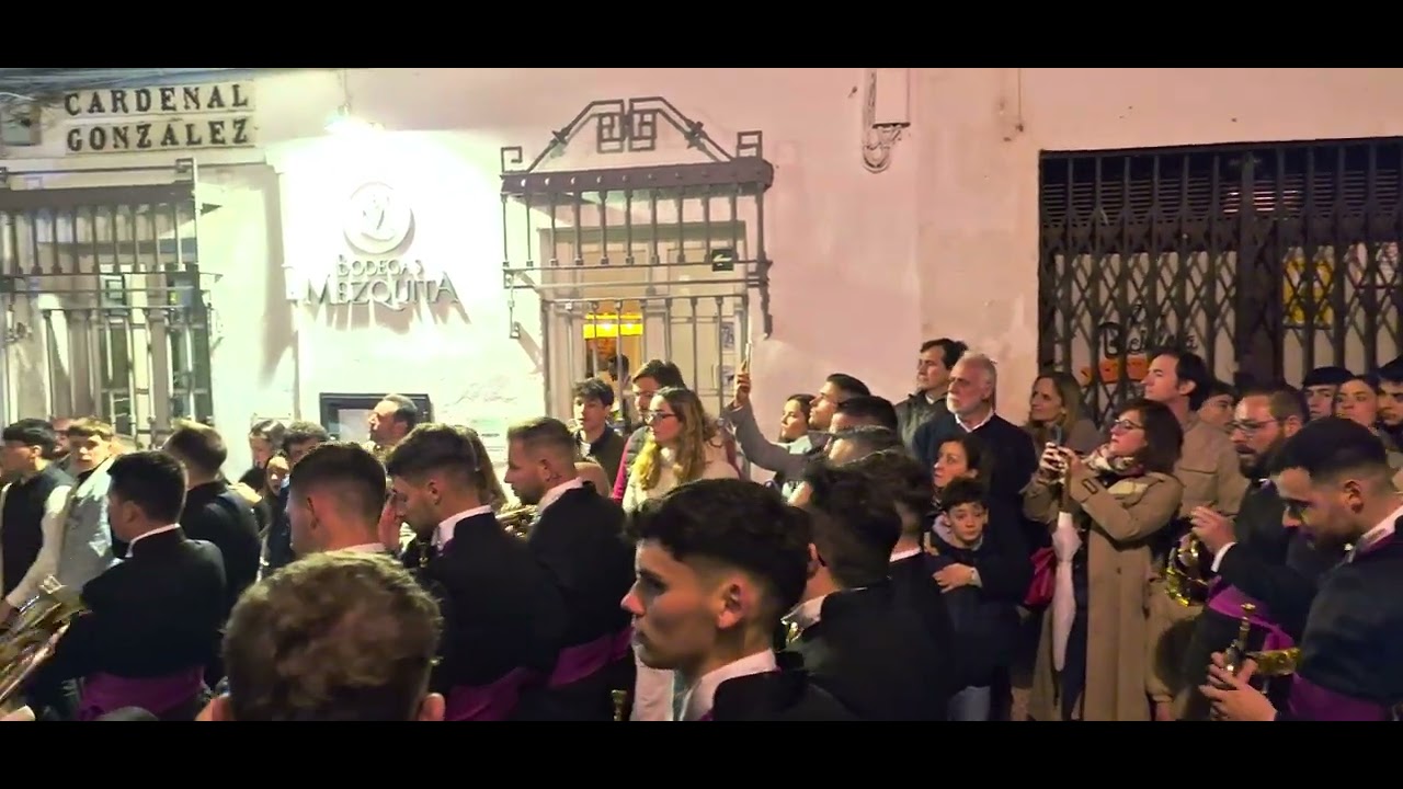 Misterio de la Sangre, banda Cautivo de Málaga, marcha Silencio Blanco