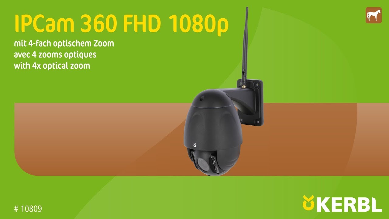 IPCam 360 FHD 1080p with 4x optical zoom (#10809) (EN)