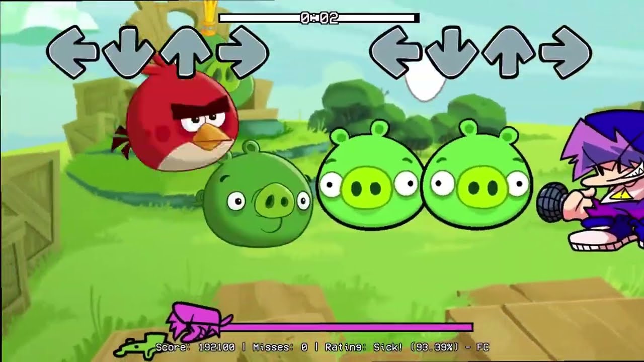 VS RED BIRD - v1.5 UPDATE - Green piggy