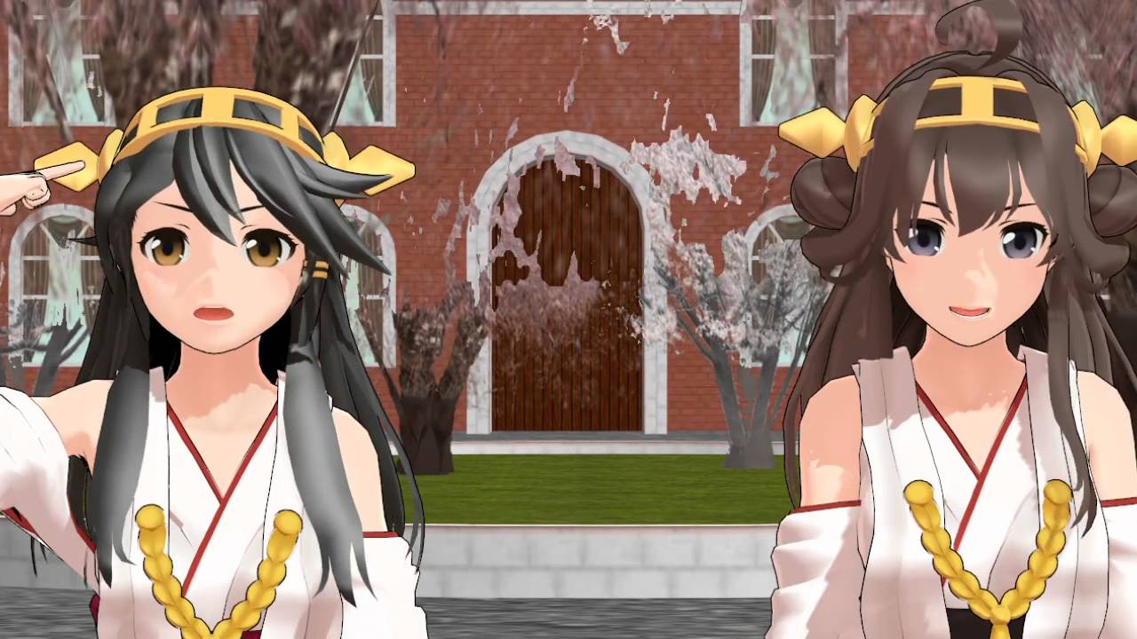 【MMDダンス】金剛、榛名がいーあるふぁんくらぶを踊ってたようです