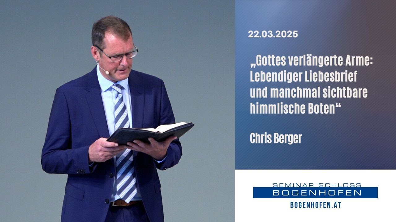 &bdquo;Lebendiger Liebesbrief und manchmal sichtbare himmlische Boten&ldquo; - Chris Berger | 22.03.2025