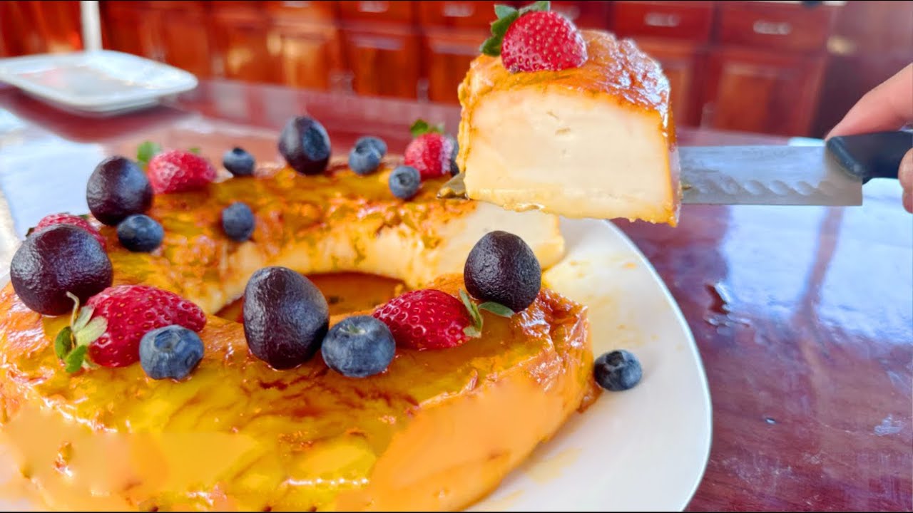 Postre de maizena con pocos ingredientes POSTRE FACIL Y SIN HORNO