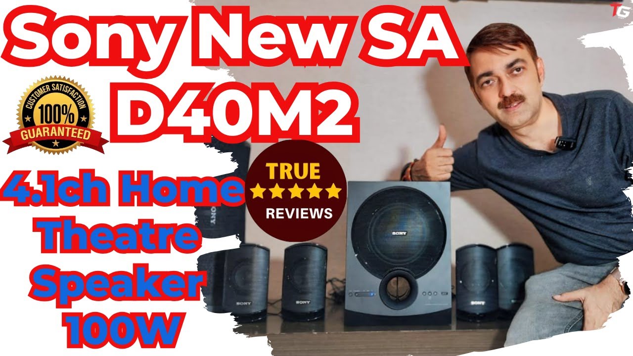 POWERFUL 100W Sony Home Theatre Speaker 4.1 ch  System( SA-D40M2 )