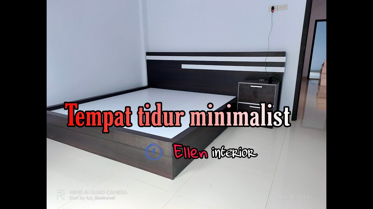 Ranjang Tidur Minimalist HPL