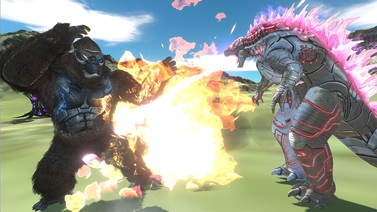 Evolved Mecha Godzilla x Mecha Kong vs Godzilla earth! &mdash; ARBS