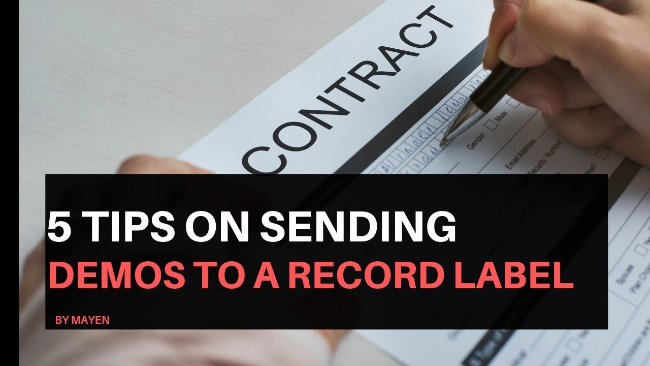 5 Tips On Sending Demos To Record Labels