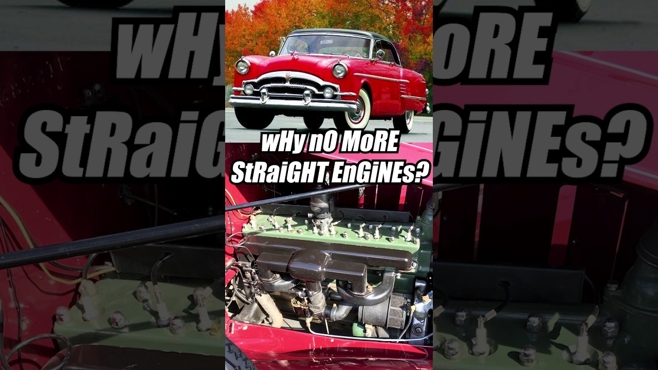 wHY DoN'T CaRs uSE STRaiGHT 8 EnGiNEs ANyMoRE?