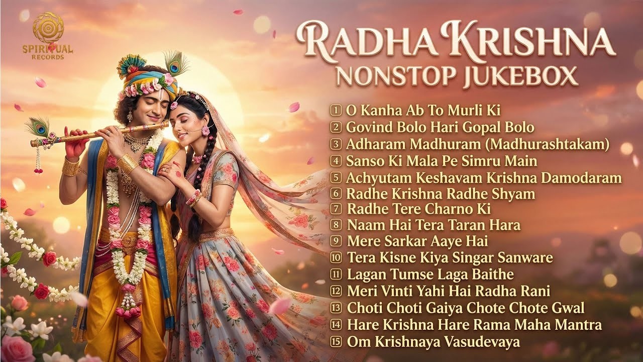 मन को शांति देने वाले भजन | 15 Nonstop Radha Krishna Bhajans | Bhakti Jukebox 2026