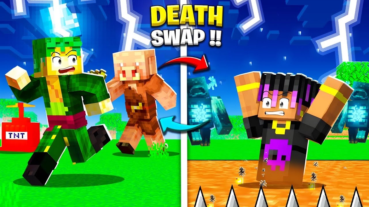 Minecraft Deathswap But With Random Items 🤯