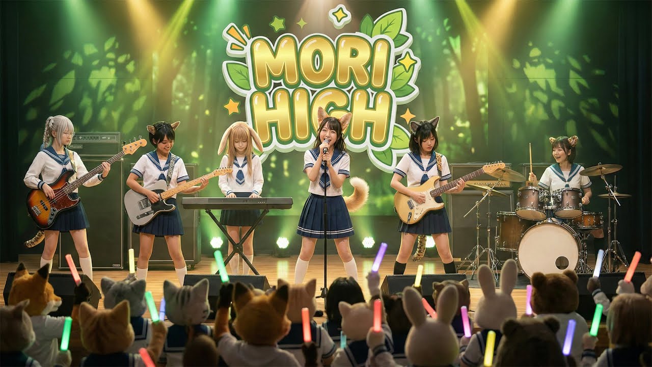 Wild Hearts of Mori High Music 【首播】獸耳少女們的野性搖滾  [Premiere] The Wild Rock Spirit of Kemonomimi Girls