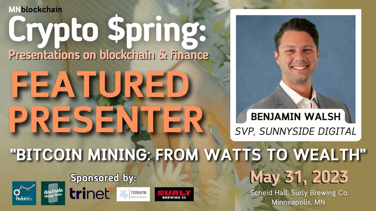Bitcoin Mining in Minnesota - Ben Walsh at 