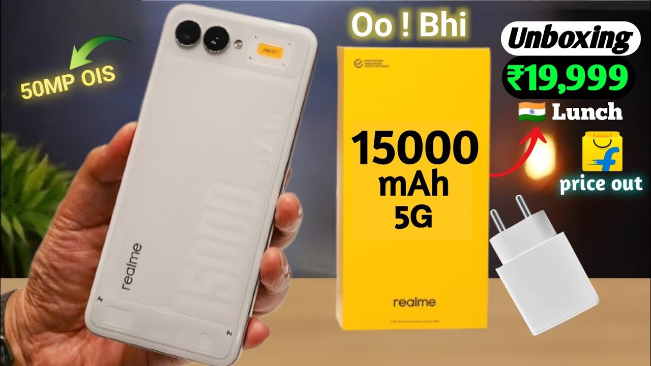  Realme 15000 mah Unboxing & Review |Realme 15000 mah Phone Camera Test|Launch Date in India & Price