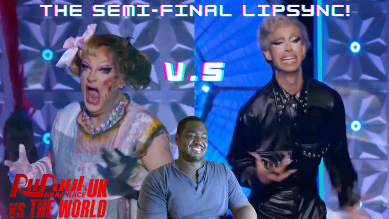 Реакция на липсинкс 7-го эпизода 3-го сезона RPDR «Великобритания против всего мира» + ТОП-4 | Ед...