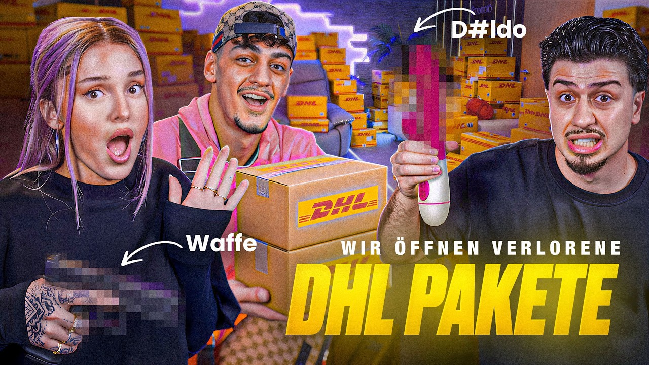 &Uuml;18 PAKET 🤣 Wir &ouml;ffnen verlorene DHL Pakete..📦 mit Kartal, Donika & Azad