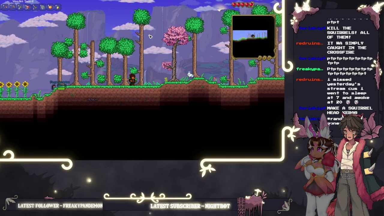 Master Mode Terraria with Two Novice Players! Stream 1 (w/Ruya)