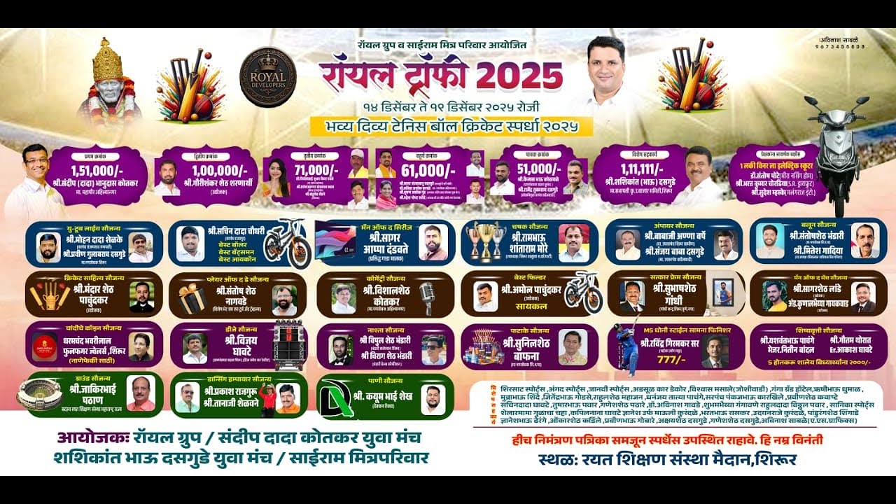 Day 02 | Royal Trophy 2025 | Shirur | Season 03