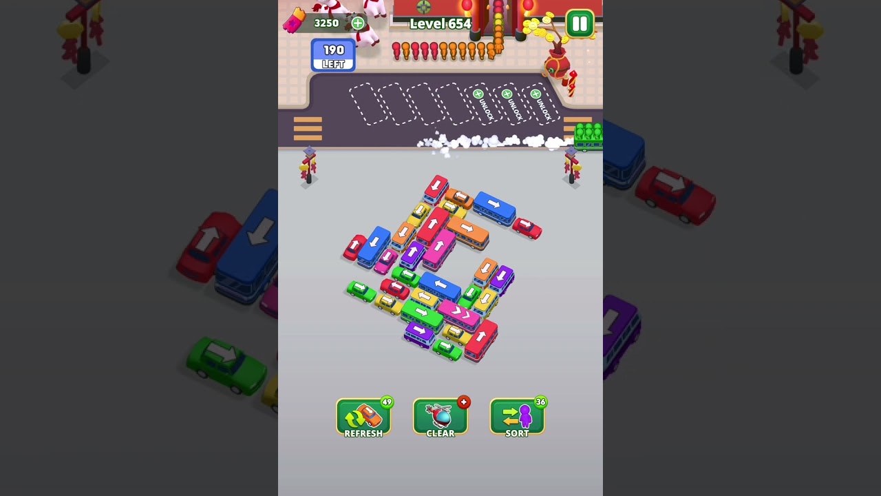 Bus Escape: Traffic Jam Level 651-652-653-654-655