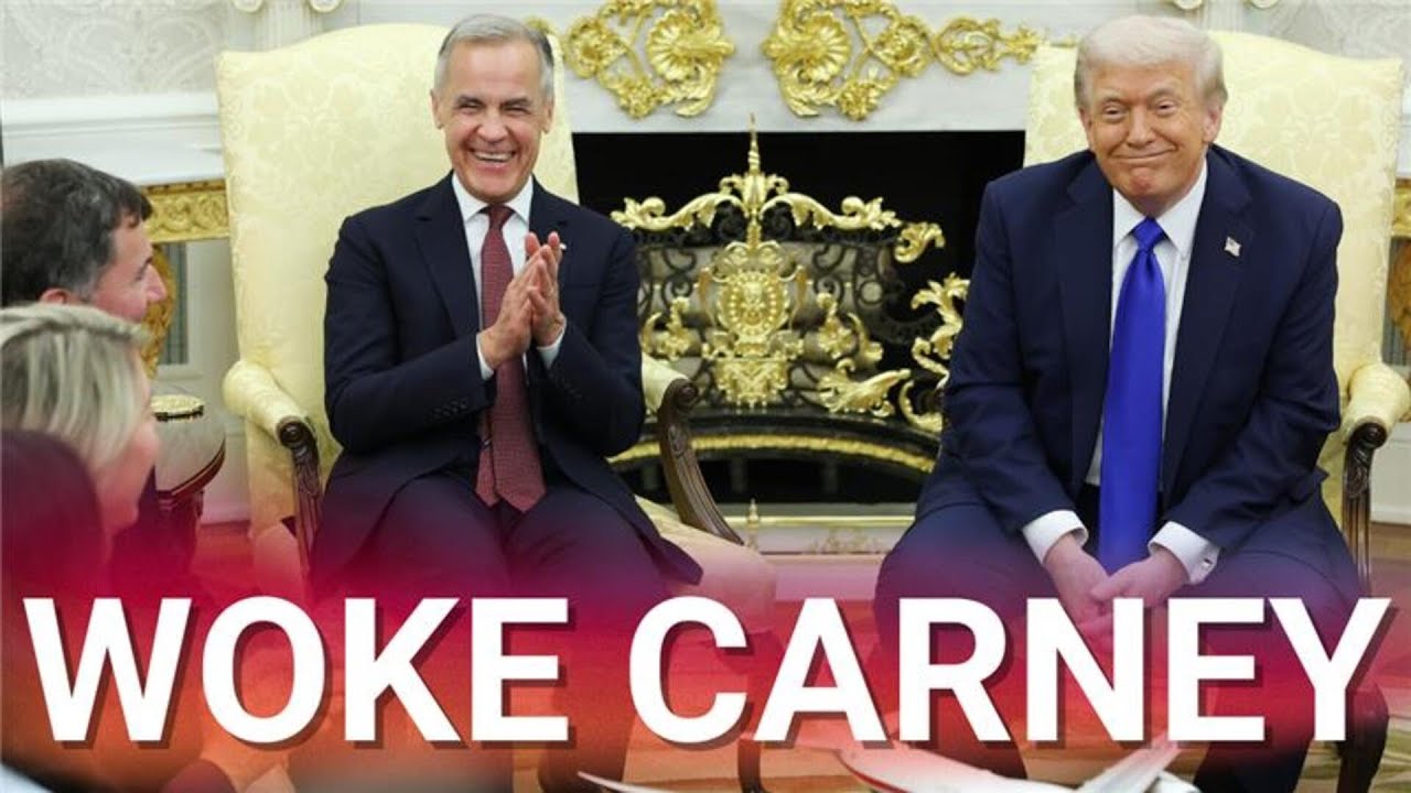 Trump hilariously mocks trans and woke agenda in meeting with progressive Canadian PM Carney