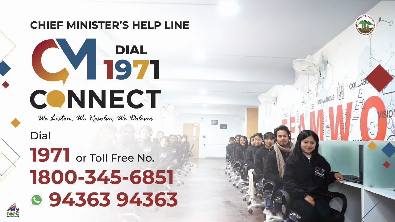 CM Connect: Empowering Meghalaya citizens with helpline services