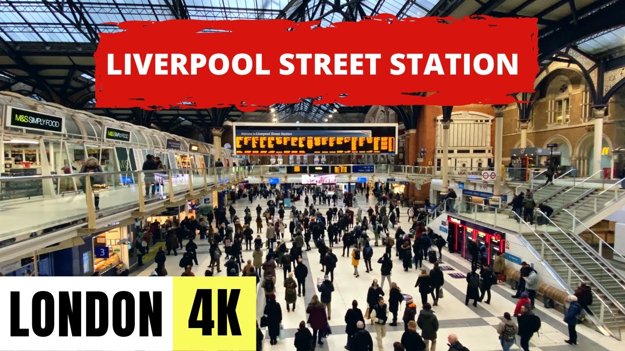 LONDON, UK 🇬🇧 [4K] Liverpool Street Station — JANUARY 2023