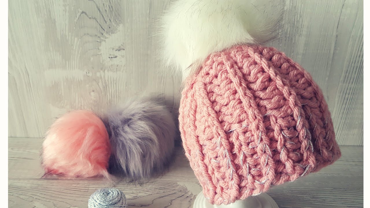Crochet hat step by step / EASY BEANIE TUTORIAL