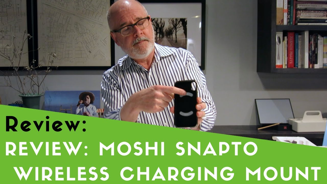 Review: Moshi SnapTo car and home wireless charging mount
