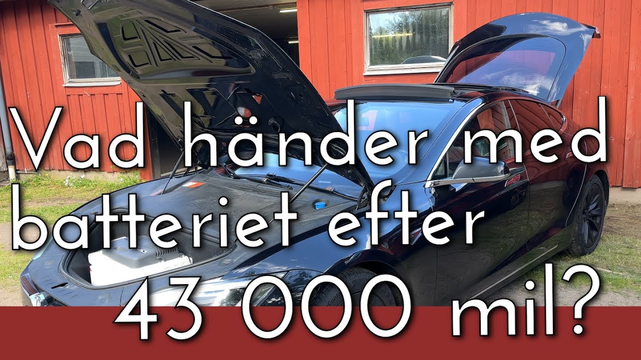 Vad h&auml;nder n&auml;r elbilen g&aring;tt 43 000 mil? G&ouml;ran ber&auml;ttar om sin Tesla Model S 90D som g&aring;tt som taxi.