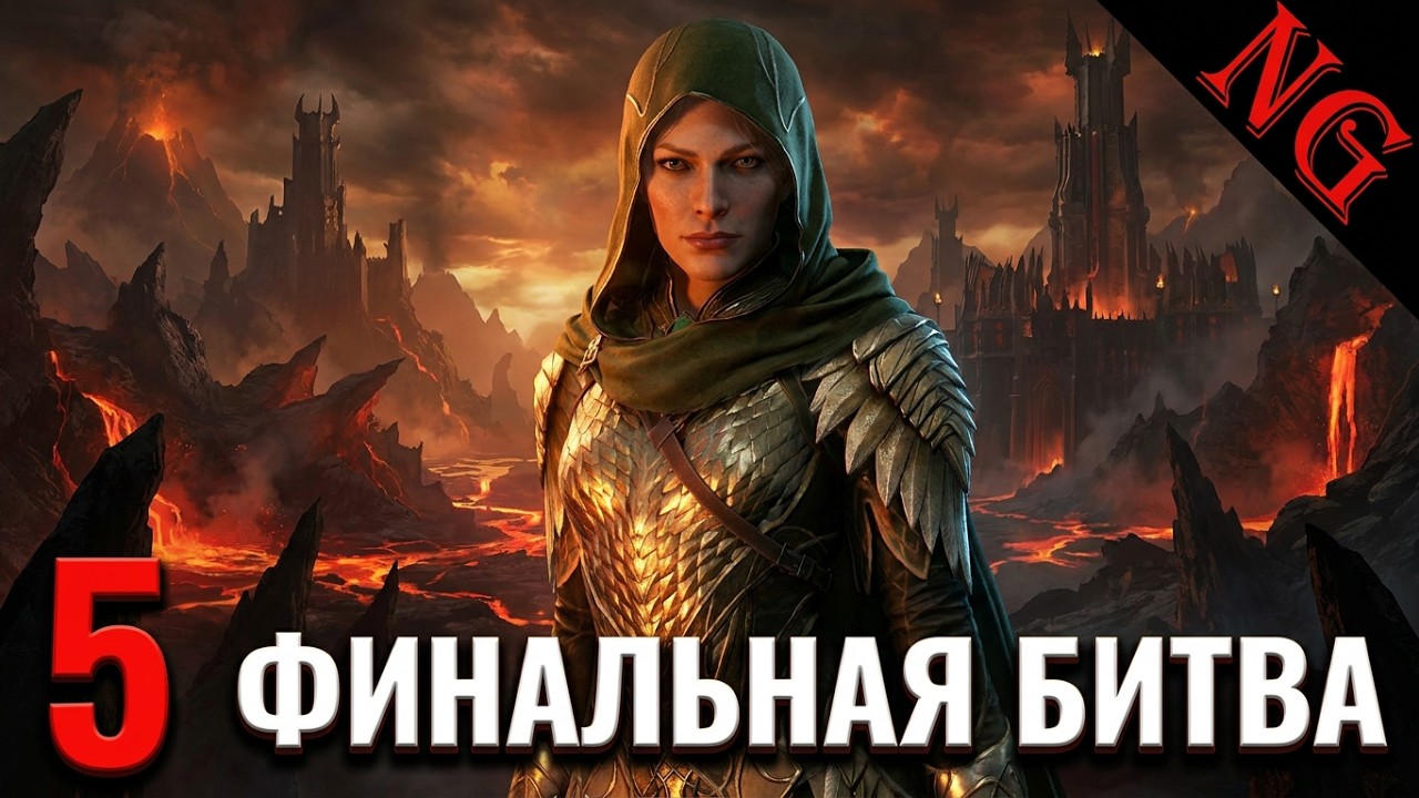 DLC Клинок  Галадриэли-  #5. Финальная битва.  Middle  earth   Shadow of War.