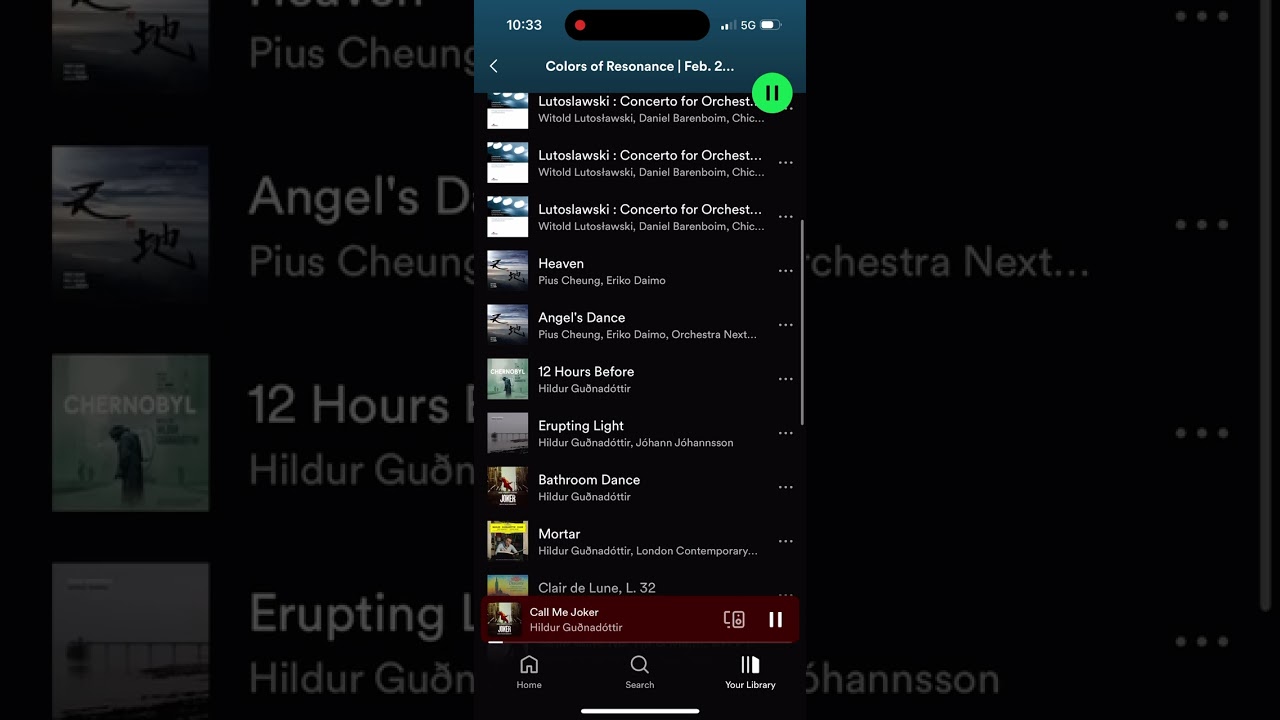 Spotify playlist: Colors of Resonance
