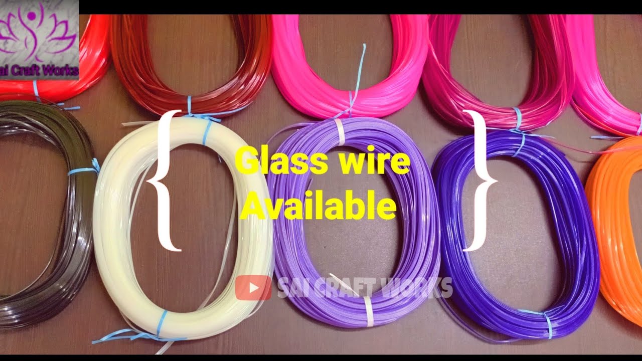Glass wire Available for sale  / கூடை ஓயர் விற்பனை@SaiCraftWorks