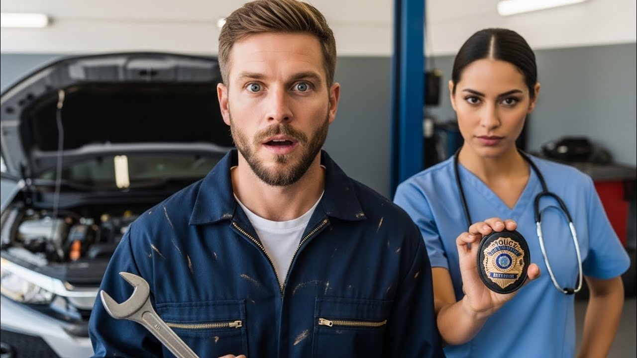 Single Dad Mechanic Fixed a Nurse’s Car for Free — He Never Knew She Was an Undercover Cop!