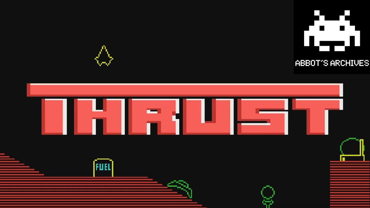 Thrust - Commodore 64 (C64) (with commentary)