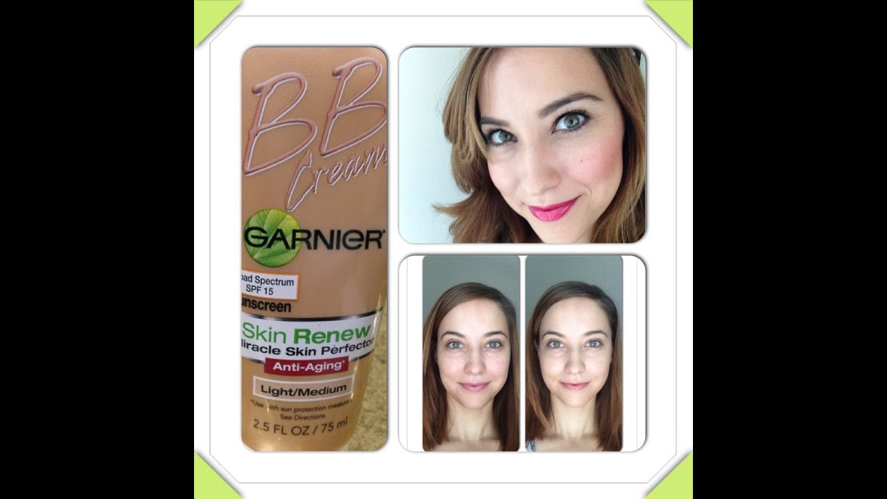 Review / Reseña Garnier BB Cream (antes y despues) Skin Renew Miracle Skin Perfector