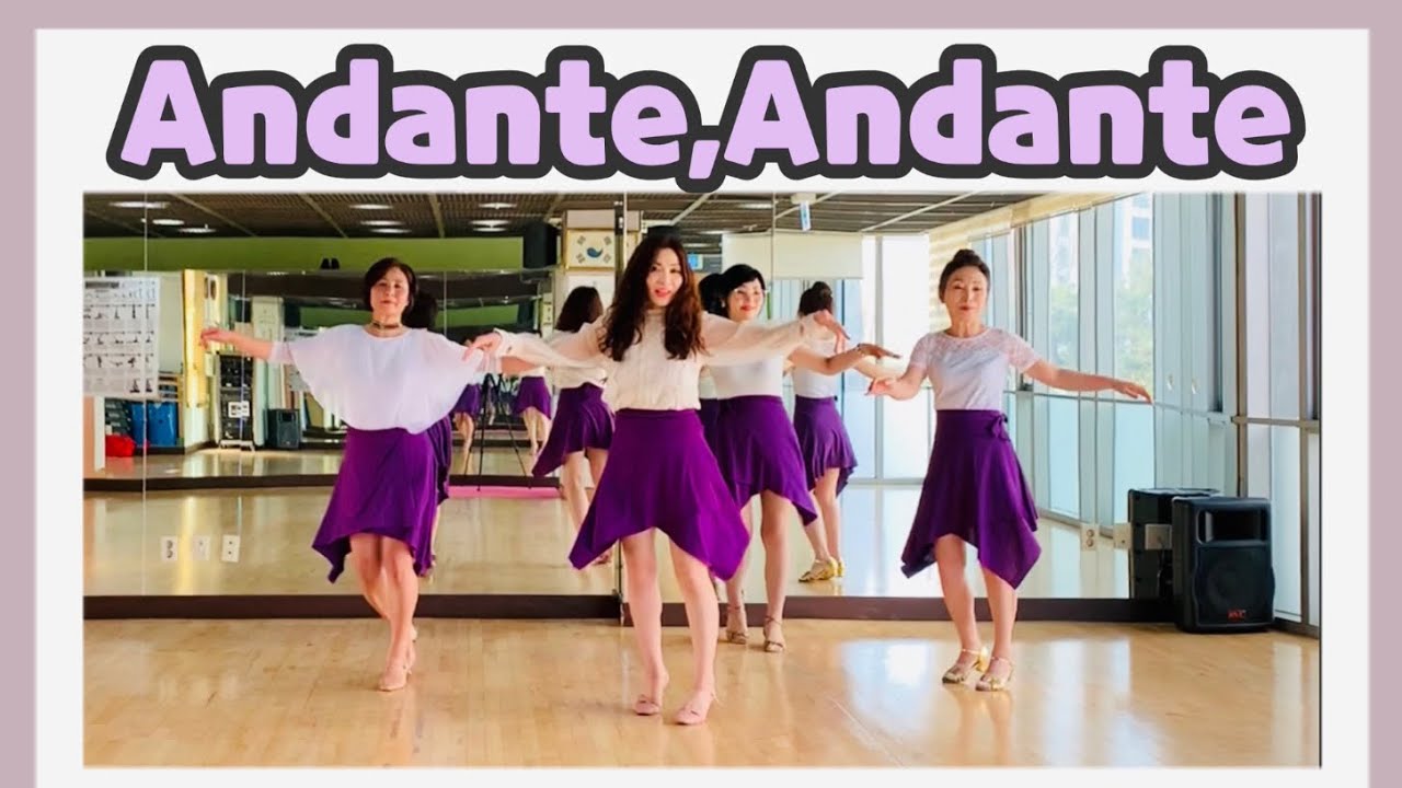 Andante, Andante line dance(Intermediate Rolling 8-Count) Maryloo – France - January 2019