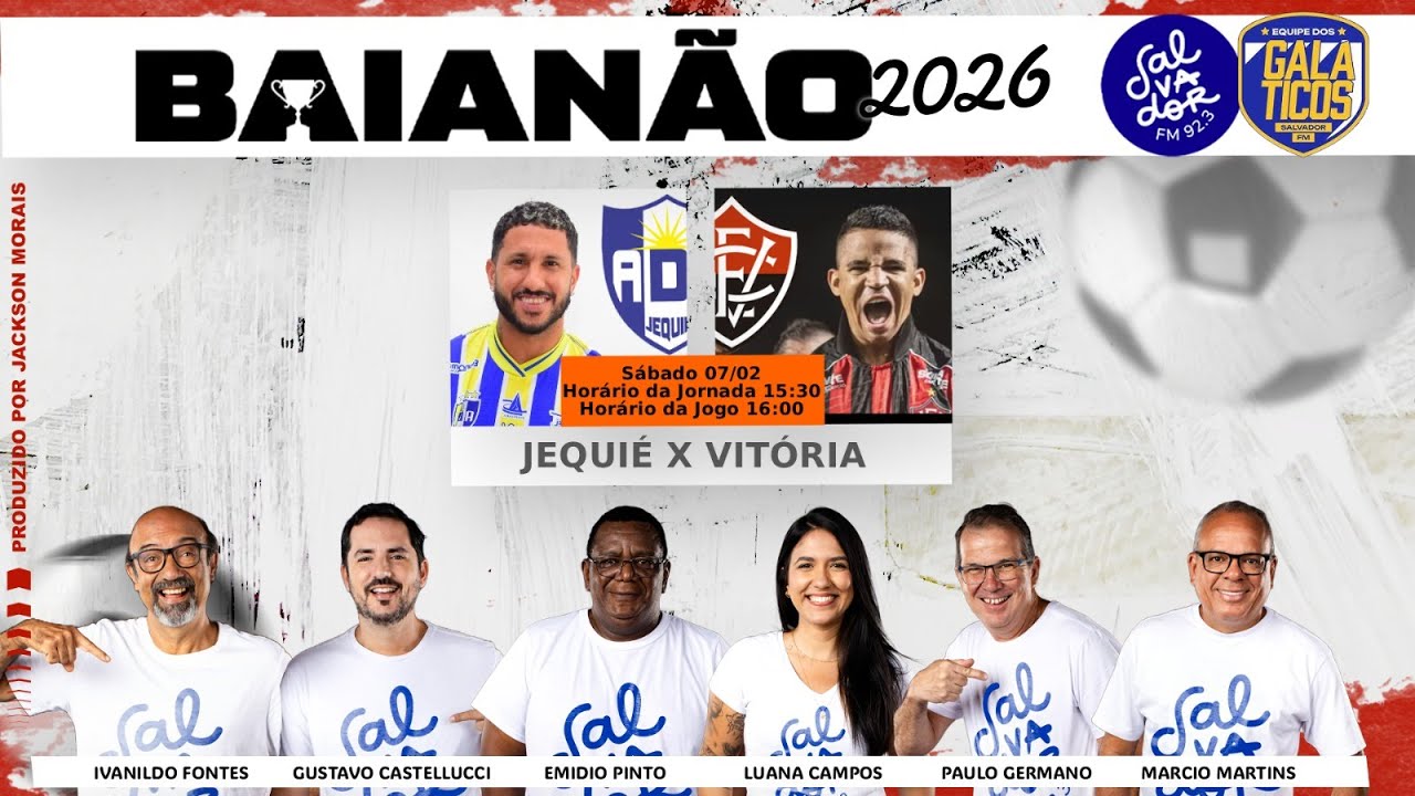JEQUIÉ X VITÓRIA AO VIVO (07/02/26)
