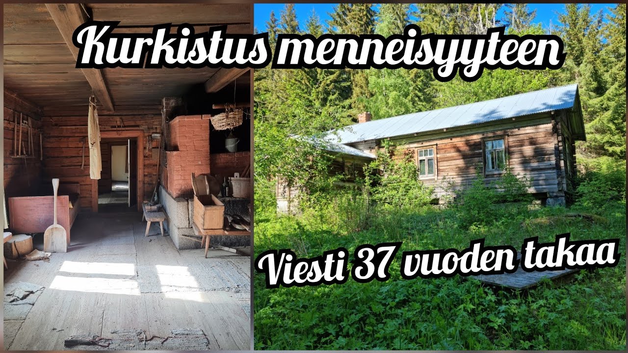 Tämä autiotalo oli suorastaan aikakapseli viime vuosituhannelle. Löytöretkeilyä syrjäseudulla.