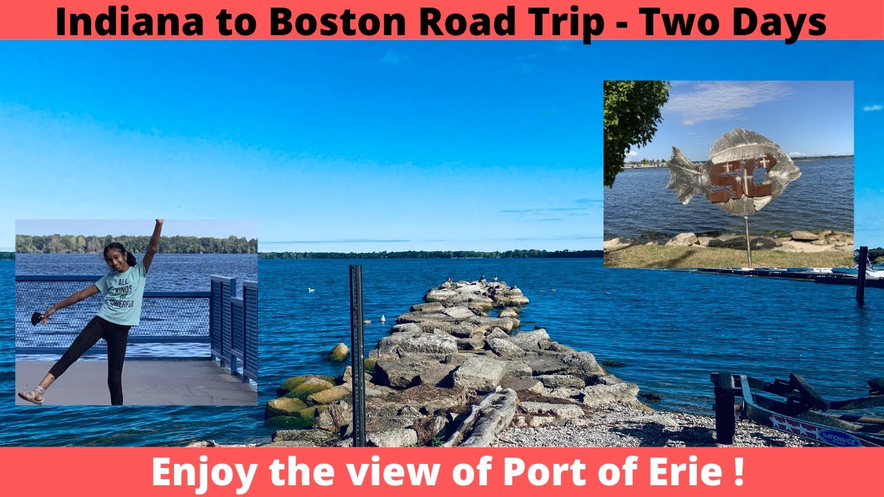 Indiana To Boston Road Trip|960 miles drive| Visit to Port Of Erie,PA| USA Tamil VLOG