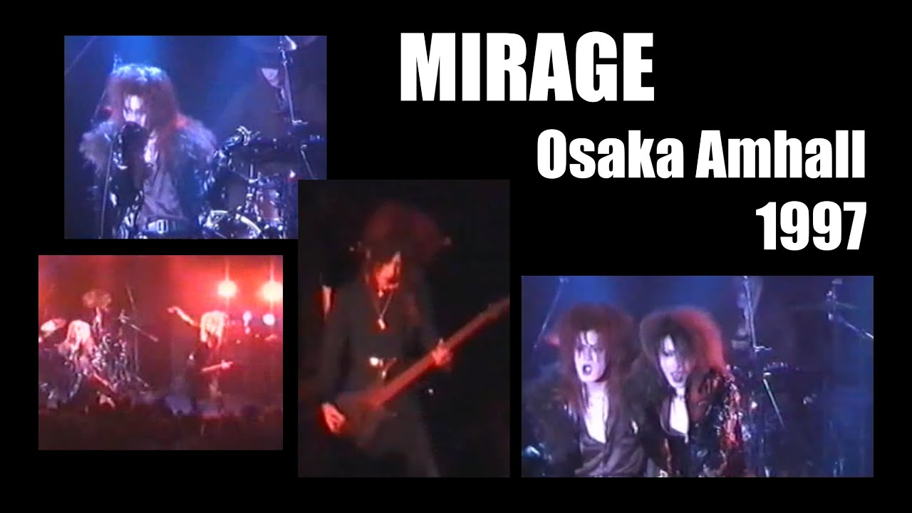 MIRAGE (Japan) Live at Osaka Amhall, Sep. 22th 1997 | visual kei vkei