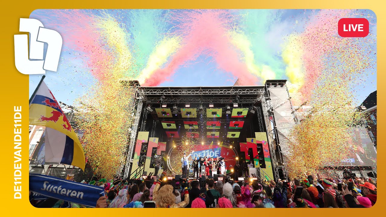 Feest in Roemond: kijk hier live naar de11devande11de 2025