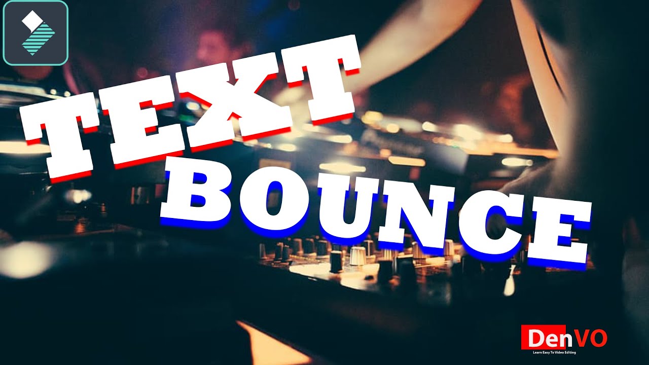 Text Bounce Effect in Filmora 9 Tutorial 2020 - Filmora Effect Tutorial