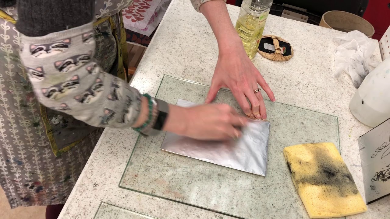 Kitchen Lithography without a Press!