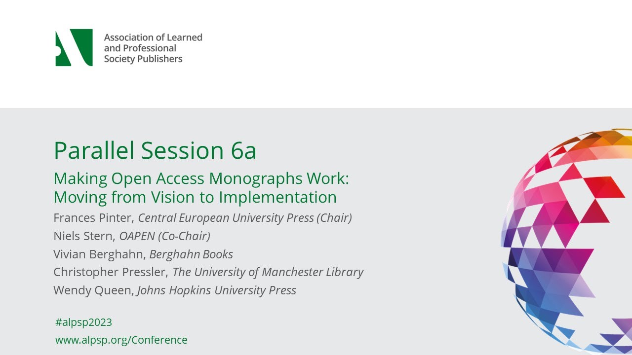 ALPSP Annual Conference and Awards 2023. Session 6a