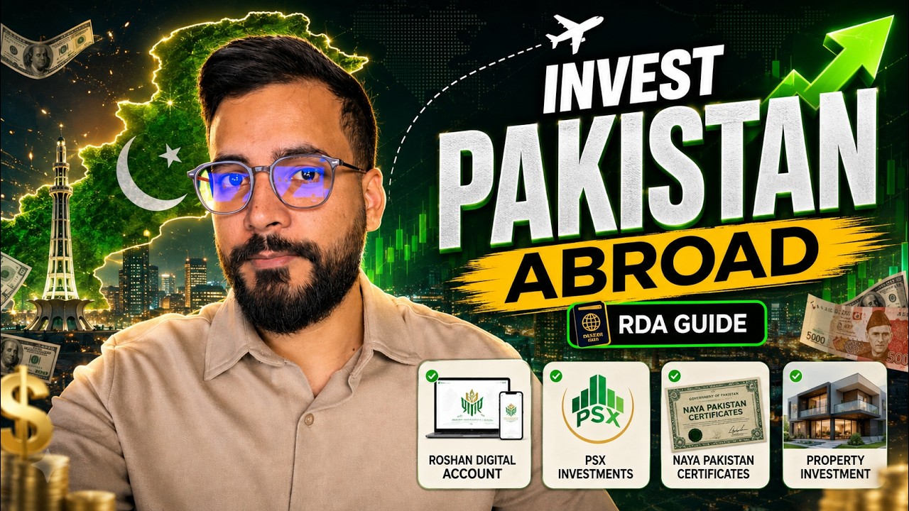 How Overseas Pakistanis Can Invest in Pakistan Through Roshan Digital Account | RDA, PSX & NPC Guide